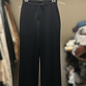 High Waisted Classic Black Boot Cut Pants